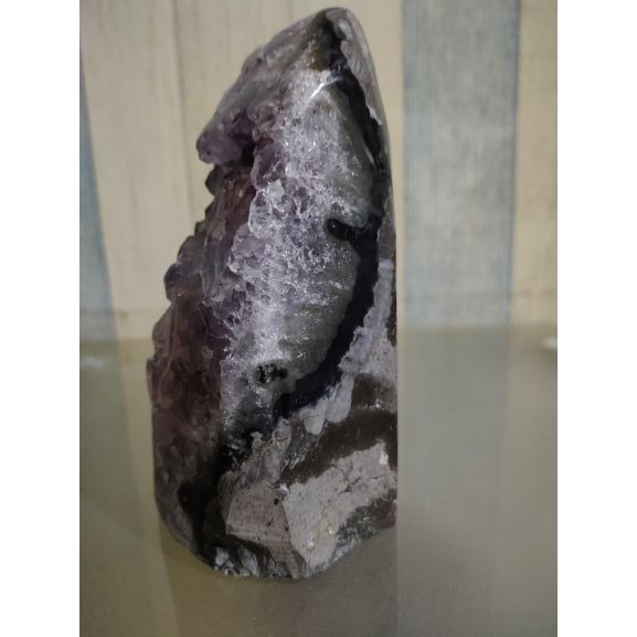 ✡️福利價 紫水晶 晶陣 防幅攝 消磁 净化 水晶原石 天然紫水晶 晶簇擺件 原礦 內凹 1425g-細節圖6