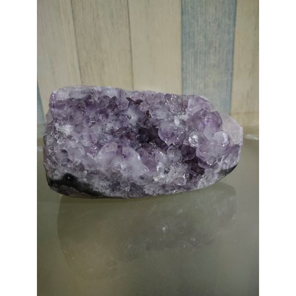 ✡️福利價 紫水晶 晶陣 防幅攝 消磁 净化 水晶原石 天然紫水晶 晶簇擺件 原礦 內凹 1425g-細節圖7