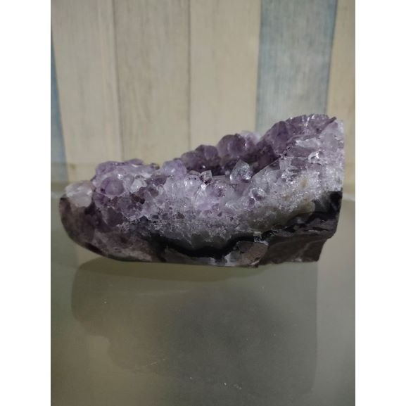 ✡️福利價 紫水晶 晶陣 防幅攝 消磁 净化 水晶原石 天然紫水晶 晶簇擺件 原礦 內凹 1425g-細節圖8