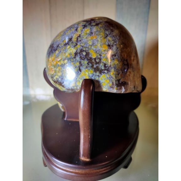 💰全拋巴西聚寶盆 全拋瑪瑙聚寶盆 帶雪礦共生礦 閃亮亮 全透光 藏風聚氣~圓滿如意~對己生財~附底座 1690g(原石-細節圖7