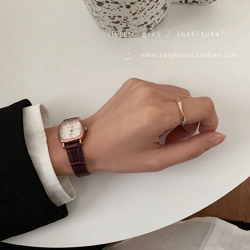 💍台灣現貨🌿韓國簡約扭曲戒指 極簡風扭曲金屬開口食指戒 冷淡風氣質百搭指環【O8】-細節圖8