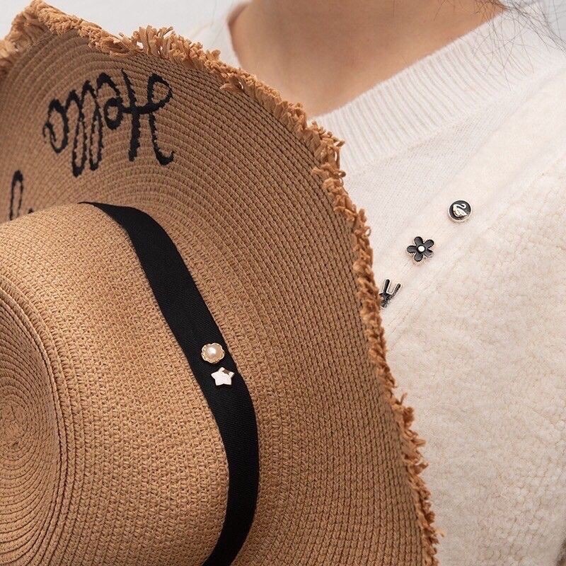 🌸台灣現貨🌿韓版 防走光 小胸針 可愛 精緻 小別針 百搭胸針 文青風 女神必備 學院風-細節圖3