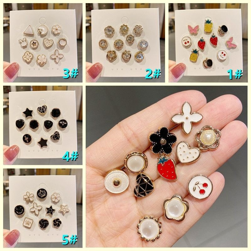 🌸台灣現貨🌿韓版 防走光 小胸針 可愛 精緻 小別針 百搭胸針 文青風 女神必備 學院風-細節圖6