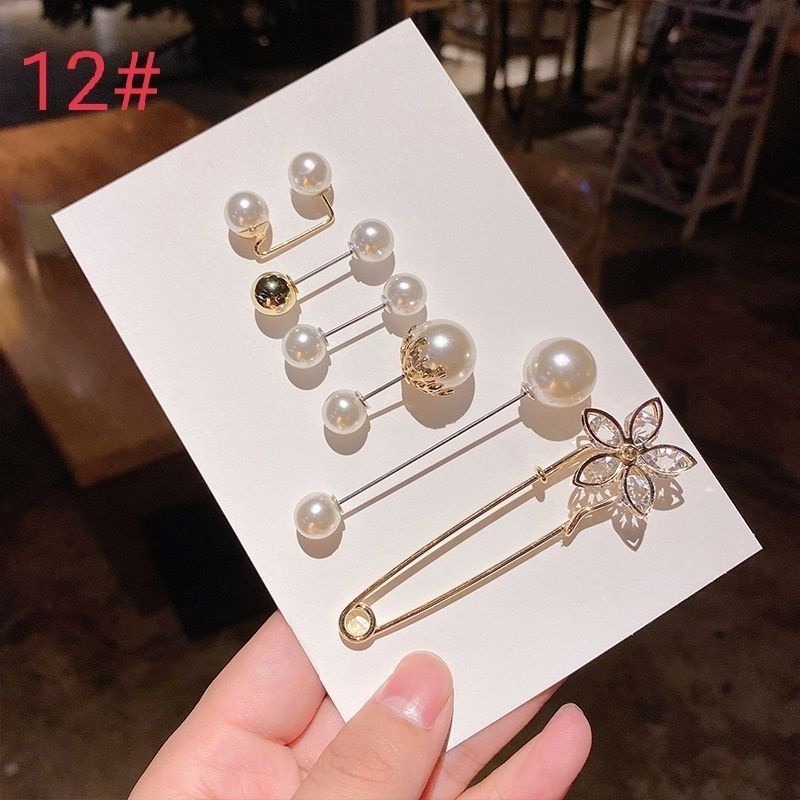 12#花朵鋯石6件組