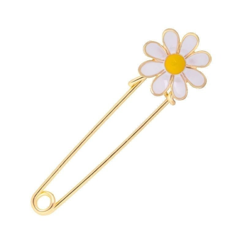 🌺台灣現貨🌿高檔胸針女珍珠防走光扣一字插針 固定衣服開衫小別針 收腰神器 高檔扣針胸花配飾 防走光別針 胸針-規格圖9