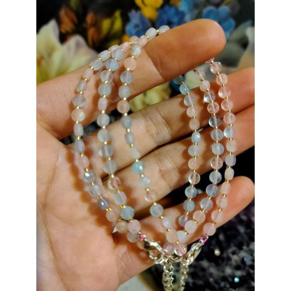 ⚜️台灣現貨🌿💖設計款💖冰種摩根雙面鑽切手鍊-細節圖2