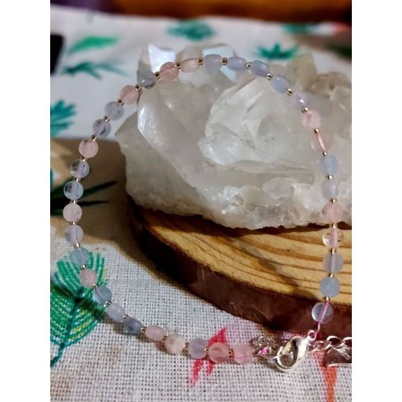 ⚜️台灣現貨🌿💖設計款💖冰種摩根雙面鑽切手鍊-細節圖4