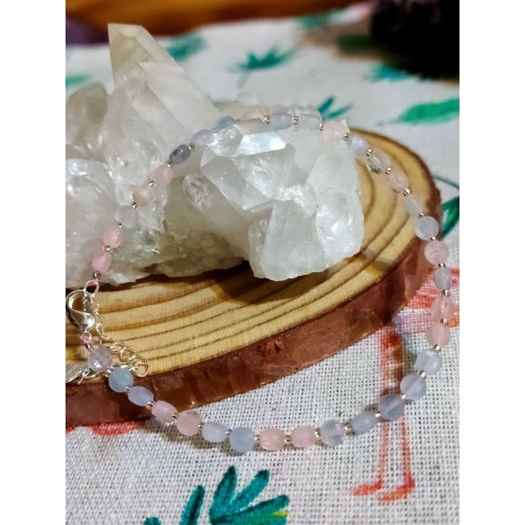 ⚜️台灣現貨🌿💖設計款💖冰種摩根雙面鑽切手鍊-細節圖8