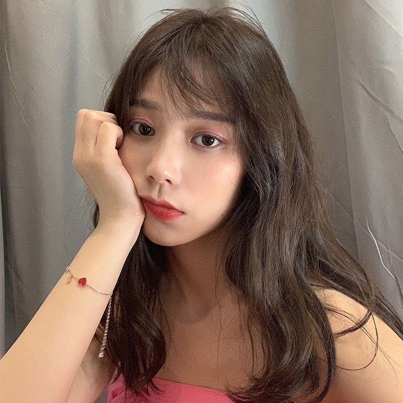 🌹台灣現貨滿🌿 甜美系愛心手鏈 韓國東大門新款玫瑰金手環 心形吊墜鏤空手鏈 氣質簡約ins小眾設計手飾-細節圖6