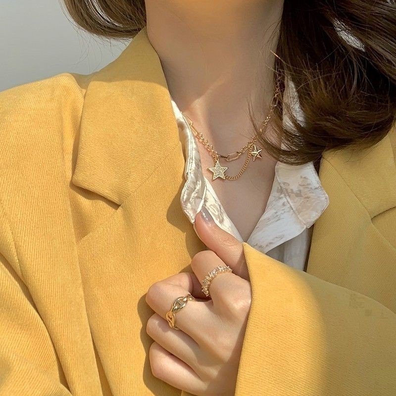 💍台灣現貨💍豬鼻子鏈條麻花戒指女生 韓版簡約復古風食指戒 小眾設計感鏤空扭曲開口指環 氣質簡約百搭戒指【O40】-細節圖9