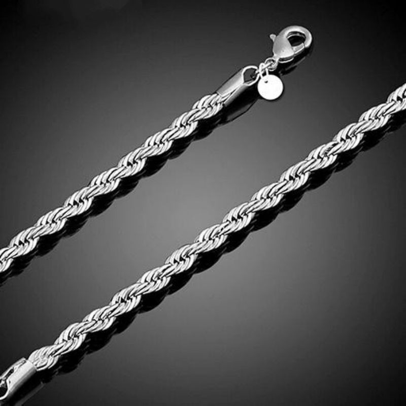 🌸台灣現貨🌿 麻花手鍊 爆款首飾 手鍊925 歐美wish首飾熱銷爆款手飾-細節圖7