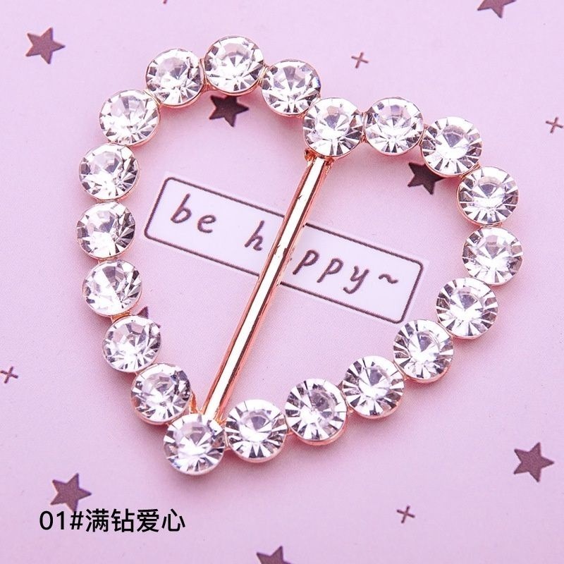 1#滿鑽愛心寬4.5CM