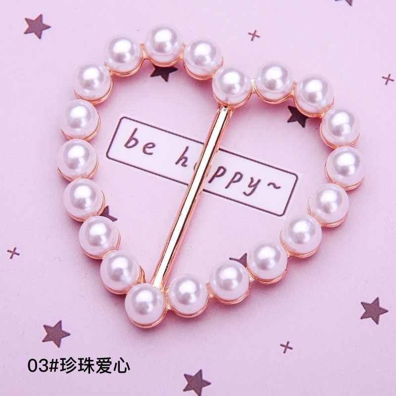 3#珍珠愛心寬4.5CM