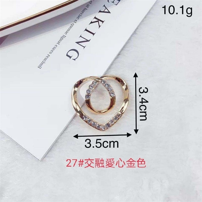 👗台灣現貨🌿韓國風 珍珠水鑽衣角打結扣環 腰扣 絲巾衣服扣 T恤襯衫風衣腰帶百搭日字扣 固定t恤打結神器-規格圖6