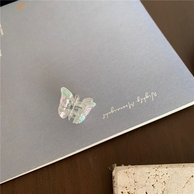 ✨台灣現貨🌿迷你劉海小抓夾 ins甜美貝殼水晶果凍花朵劉海夾 水鑽腦後勺小號抓夾 側邊夾 頂髮夾【M15】-規格圖10