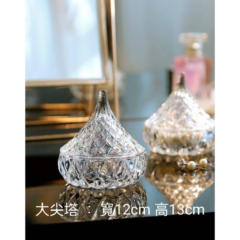 👑台灣現貨🌿水晶消磁碗 絕美璀璨仙女系ins首飾收納 復古浮雕玻璃罐 桌面擺件 攝影道具 香氛裝飾 居家擺飾-規格圖9