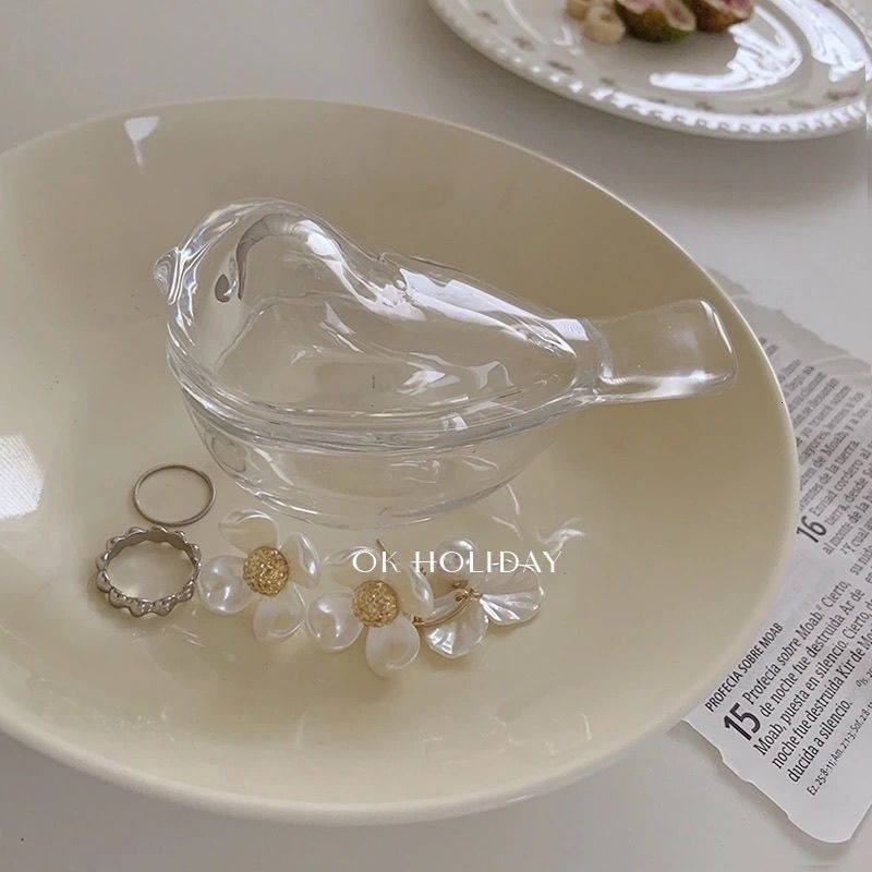 👑台灣現貨🌿水晶消磁碗 絕美璀璨仙女系ins首飾收納 復古浮雕玻璃罐 桌面擺件 攝影道具 香氛裝飾 居家擺飾-規格圖9