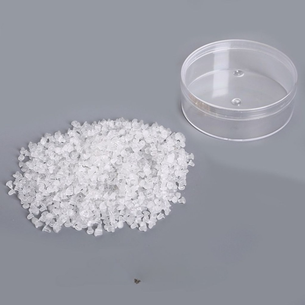 💖台灣現貨🌿蝴蝶 梅花 飛盤 硅膠透明款耳環塞 耳扣 耳堵 耳帽 耳環配件 DIY配件-規格圖9