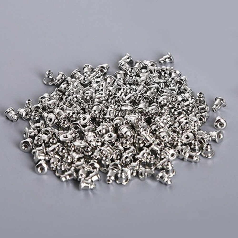 💖台灣現貨🌿蝴蝶 梅花 飛盤 硅膠透明款耳環塞 耳扣 耳堵 耳帽 耳環配件 DIY配件-規格圖9