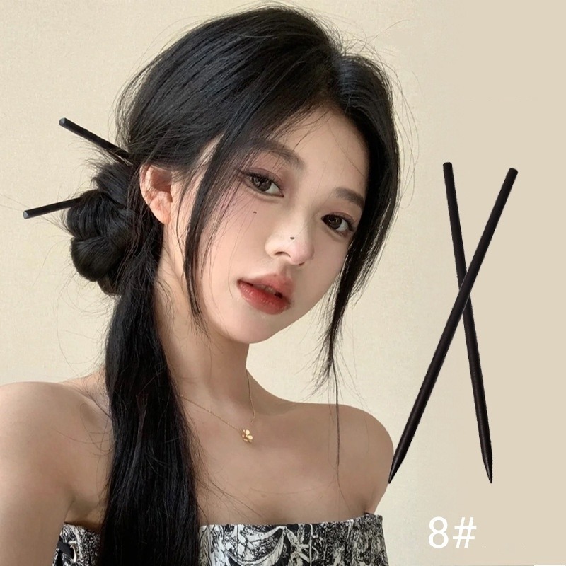 ✨台灣現貨🌿新中式水墨蝴蝶流蘇髮簪 高級感古風步搖流蘇簪子 盤髮髮釵氣質國風髮飾 頭飾【L31】-細節圖11