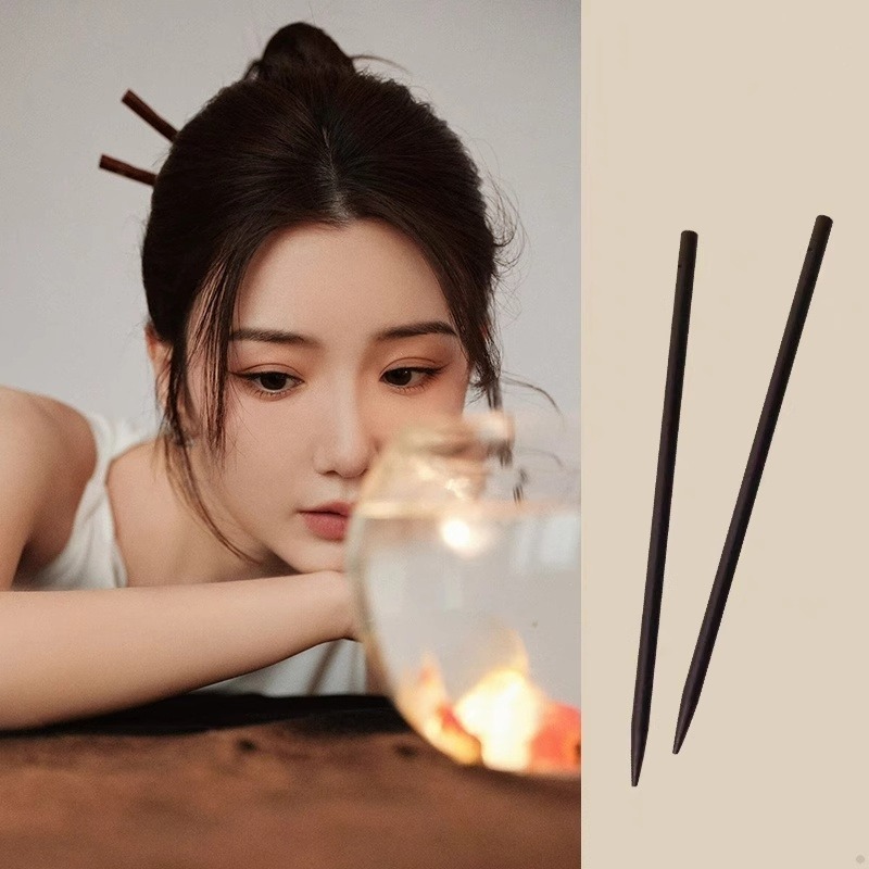 ✨台灣現貨🌿新中式水墨蝴蝶流蘇髮簪 高級感古風步搖流蘇簪子 盤髮髮釵氣質國風髮飾 頭飾【L31】-規格圖11