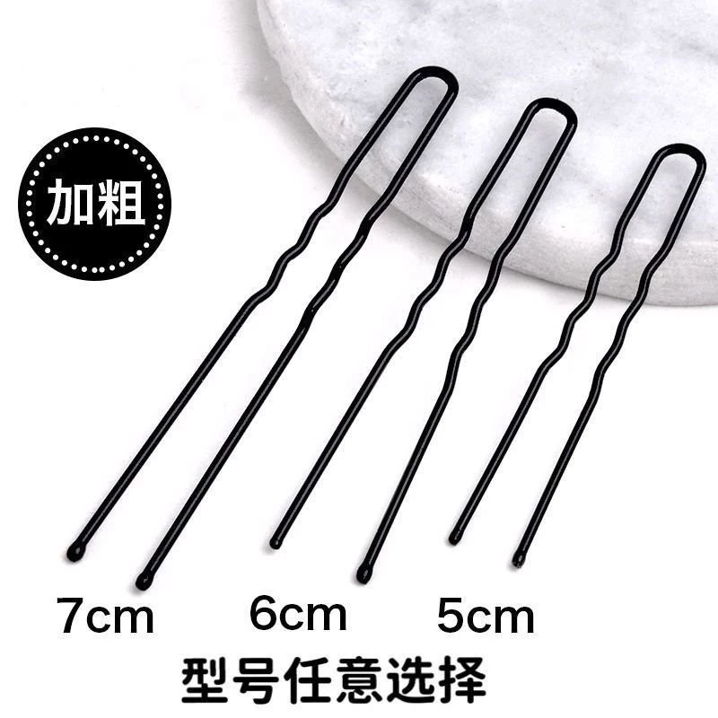 ✨台灣現貨🌿髮夾 復古金色波浪一字夾 波浪夾 U型夾 小黑夾 邊夾 百搭造型復古金屬交叉成人劉海髮夾【N55】-細節圖10