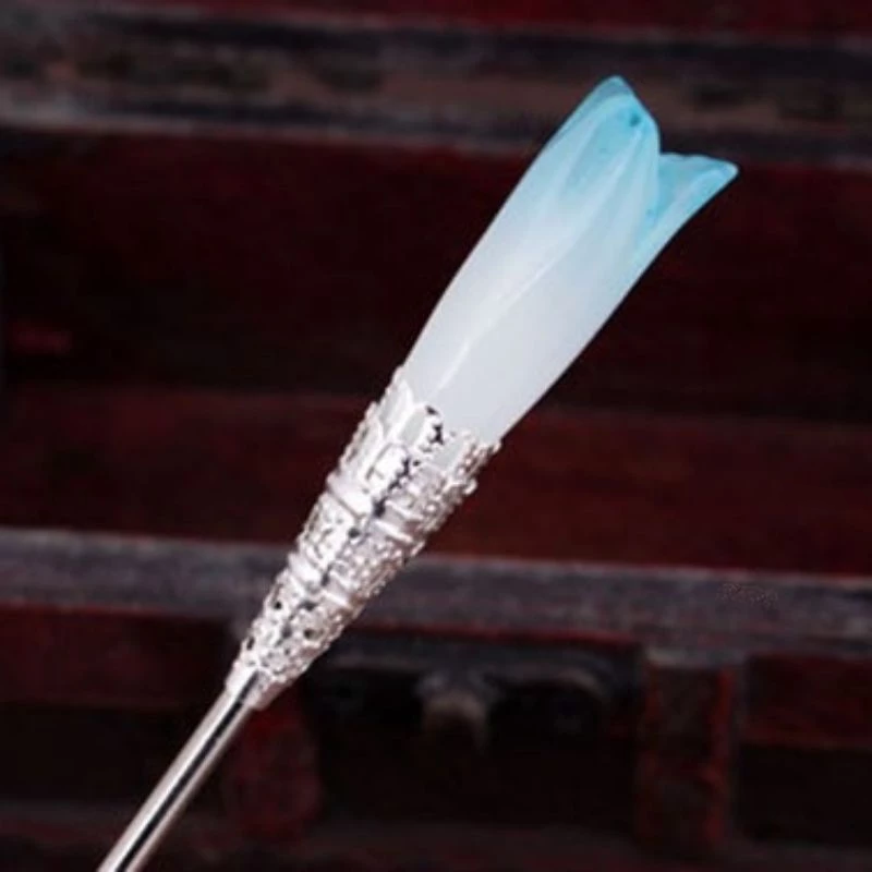 ✨台灣現貨🌿木蘭簪子 步步驚心同款~古代宫廷木蘭花髮簪~ 古典古風髮簪 髮簪-規格圖10