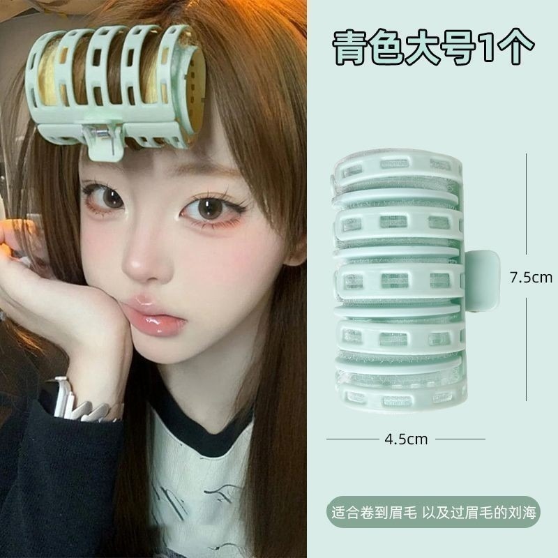 ✨台灣現貨🌿捲瀏海神器 髮根蓬鬆雙層頭髮捲 髮筒 捲髮夾 網紅空氣劉海捲 捲劉海神器顱頂 子母捲 波浪捲 梨花卷-規格圖9