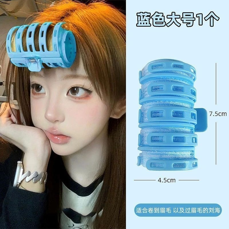 ✨台灣現貨🌿捲瀏海神器 髮根蓬鬆雙層頭髮捲 髮筒 捲髮夾 網紅空氣劉海捲 捲劉海神器顱頂 子母捲 波浪捲 梨花卷-規格圖9