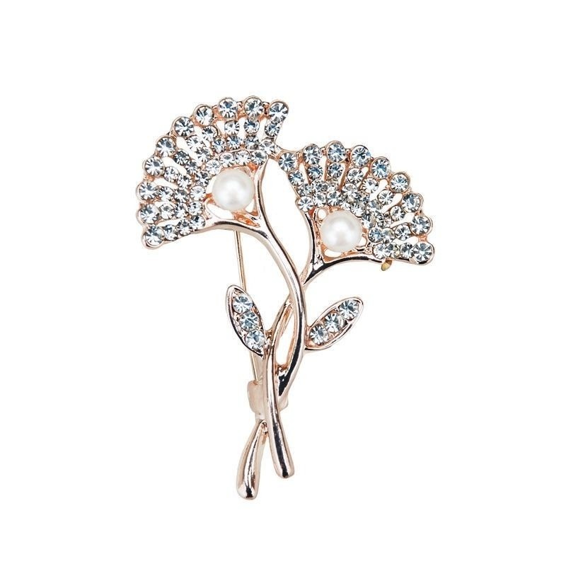 🔥台灣現貨 🌿日韓高級感胸針 🎀別針 固定衣服 防走光扣針 鑲鑽胸針 珍珠胸針 簡約 百搭 氣質 必備【I1】-細節圖2