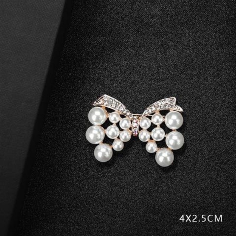 🔥台灣現貨 🌿日韓高級感胸針 🎀別針 固定衣服 防走光扣針 鑲鑽胸針 珍珠胸針 簡約 百搭 氣質 必備【I1】-規格圖10