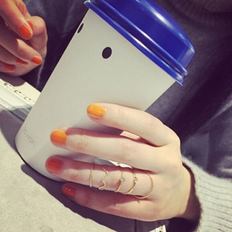 💍台灣現貨🌿波浪戒指💎 韓版小清新五件套戒指組 🎁 氣質戒指 波浪戒指 水鑽戒指 螺旋戒指 造型戒 麻花戒 金銀-細節圖8