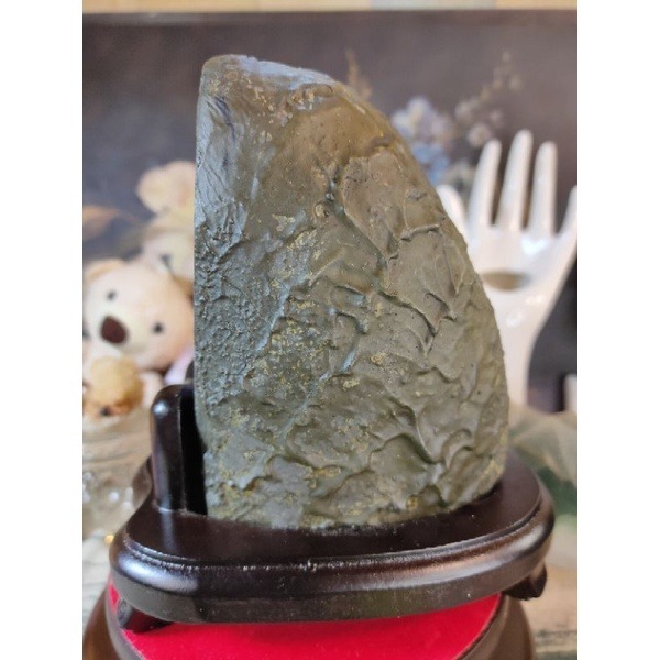 💰天然烏拉圭紫水晶洞 迷你小顆晶洞 帶官帽 二次結晶方解石、鈦晶 綠瑪瑙邊線 附訂製木座 送元寶1176g-細節圖3