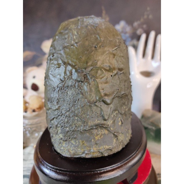 💰天然烏拉圭紫水晶洞 迷你小顆晶洞 帶官帽 二次結晶方解石、鈦晶 綠瑪瑙邊線 附訂製木座 送元寶1176g-細節圖4