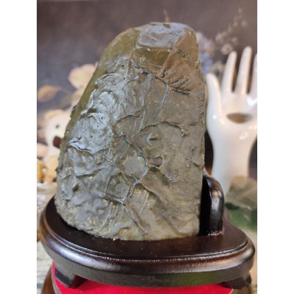 💰天然烏拉圭紫水晶洞 迷你小顆晶洞 帶官帽 二次結晶方解石、鈦晶 綠瑪瑙邊線 附訂製木座 送元寶1176g-細節圖5