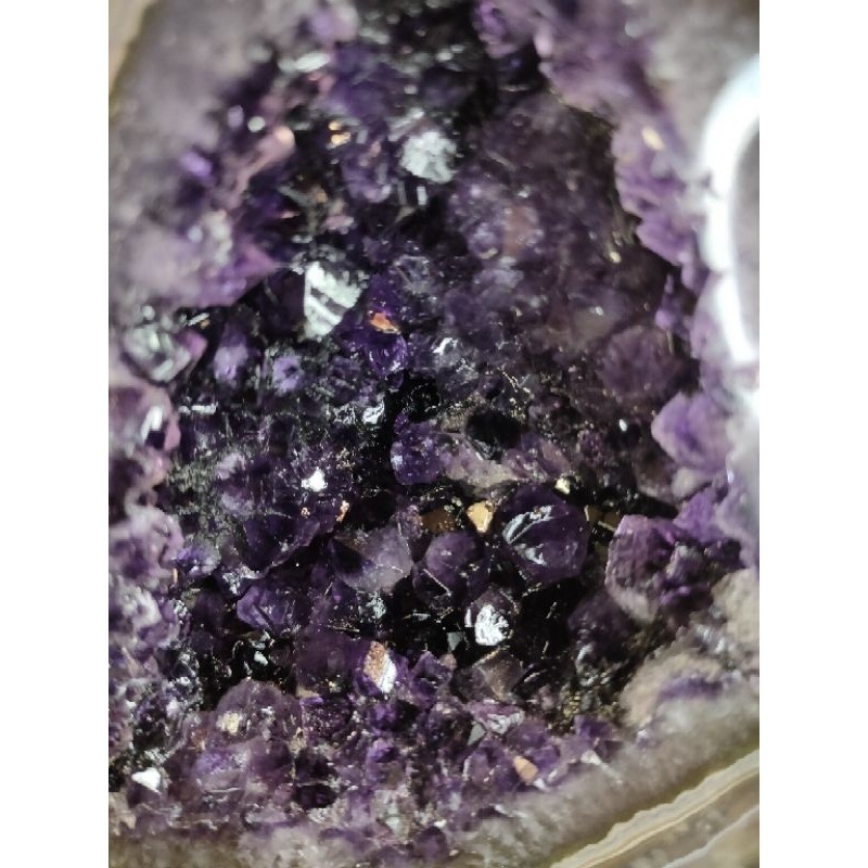 💰天然烏拉圭 ESP紫水晶小晶洞 漸變色 桌上型聚財納氣~開運招正財~招貴人紫水晶洞 1176g#421-細節圖9