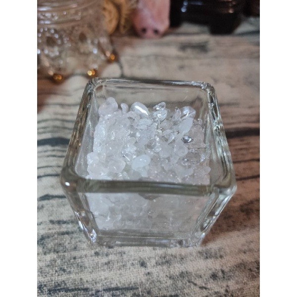 👑台灣現貨✨大小方型玻璃杯 香薰蠟燭玻璃燭臺 消磁杯 水晶碎石 御守鹽 水晶柱 水晶球 展示杯 DIY-規格圖9