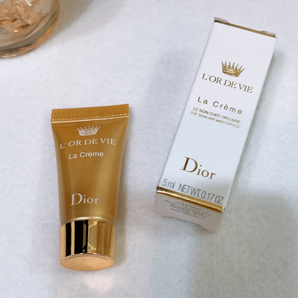 Dior迪奧 生命之源極致金萃乳霜 5ml 專櫃貨 臉霜 頂級乳霜 精華霜 生命之水 臻金醇萃精華 金萃眼唇霜 乳霜-細節圖3