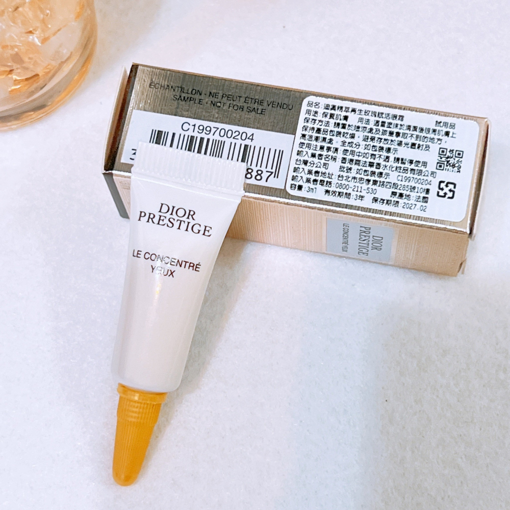 DIOR迪奧 精萃再生玫瑰賦活眼霜 3ml/5ml 正品 全新百貨專櫃貨 眼凝萃 眼精華-細節圖3