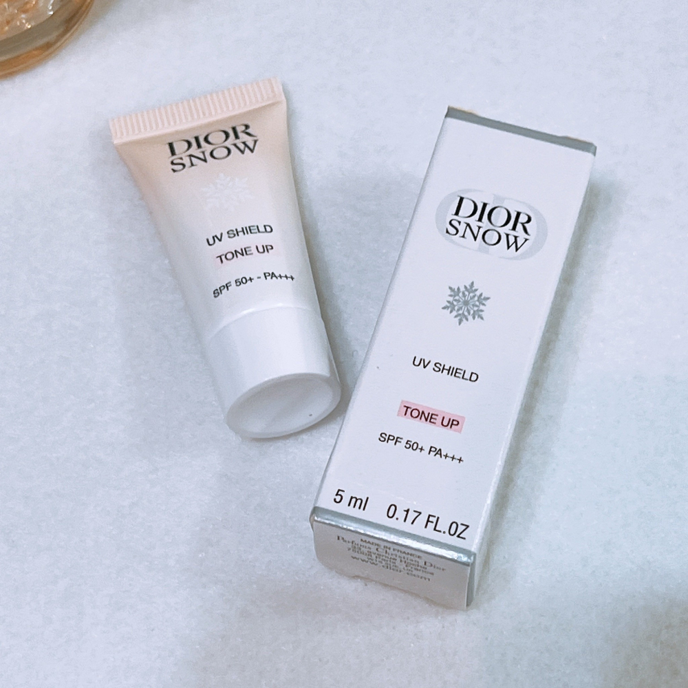 Dior 迪奧 雪晶靈潤色隔離亮妍霜 雪精靈潤色隔離妝前乳 5ml 專櫃貨 全新品 防曬 修色 隔離-細節圖2
