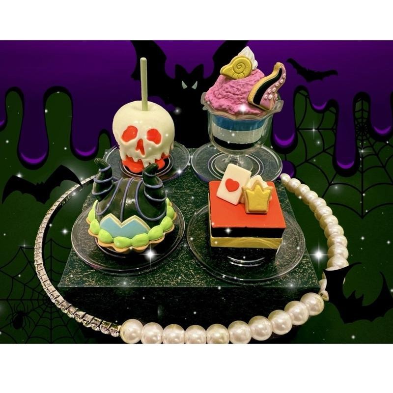 ［全新現貨］Disney villains 扭蛋 反派角色甜點擺設 可愛擺飾公仔 迪士尼 黑魔女 睡美人 日本正版-細節圖4