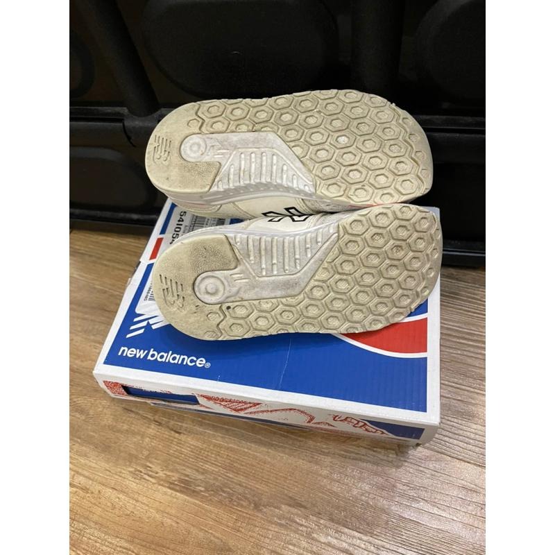 ［二手］New balance NB kids 兒童幼兒274彈性鞋帶白色懶人鞋15.5cm US9.5免綁鞋帶運動鞋-細節圖3