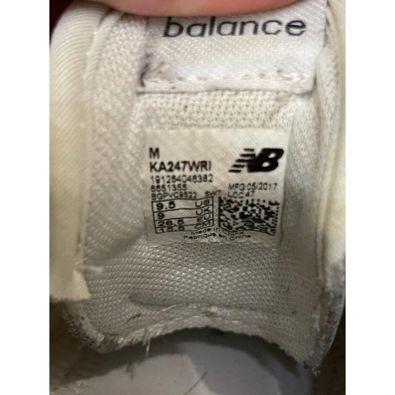 ［二手］New balance NB kids 兒童幼兒274彈性鞋帶白色懶人鞋15.5cm US9.5免綁鞋帶運動鞋-細節圖5