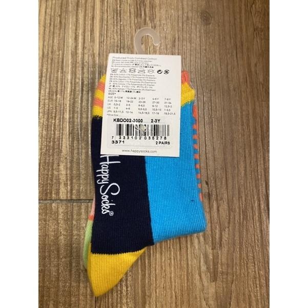 ［全新] Happy socks兒童襪 彩色點點色塊 台灣公司 貨嬰幼兒襪子0-12M/12-24M/2-3Y-細節圖7