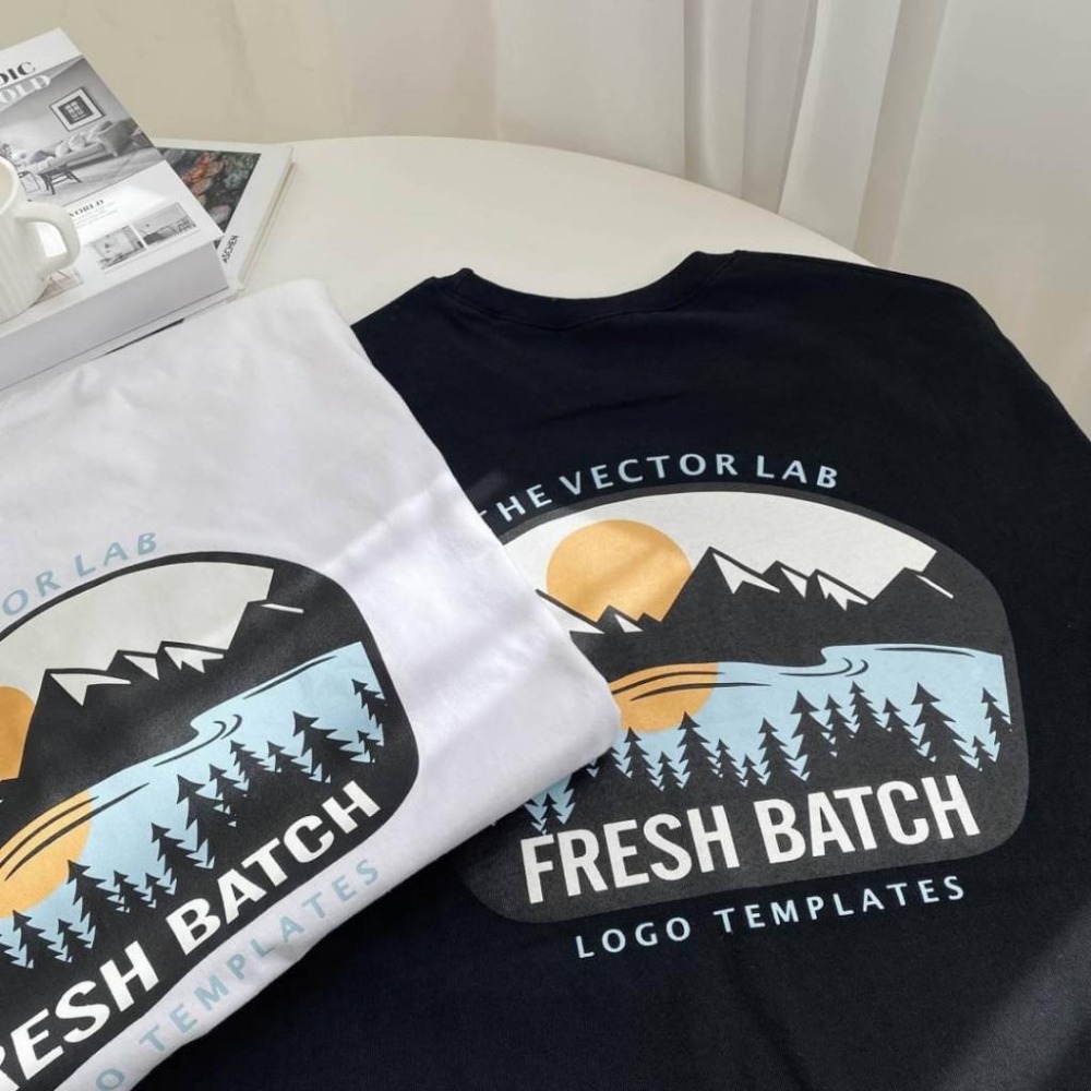 [LBT.only] #韓國#現貨 FRESH BATCH日出山脈短袖 印花 短tee 短袖 寬鬆 森林探險 純棉-細節圖6