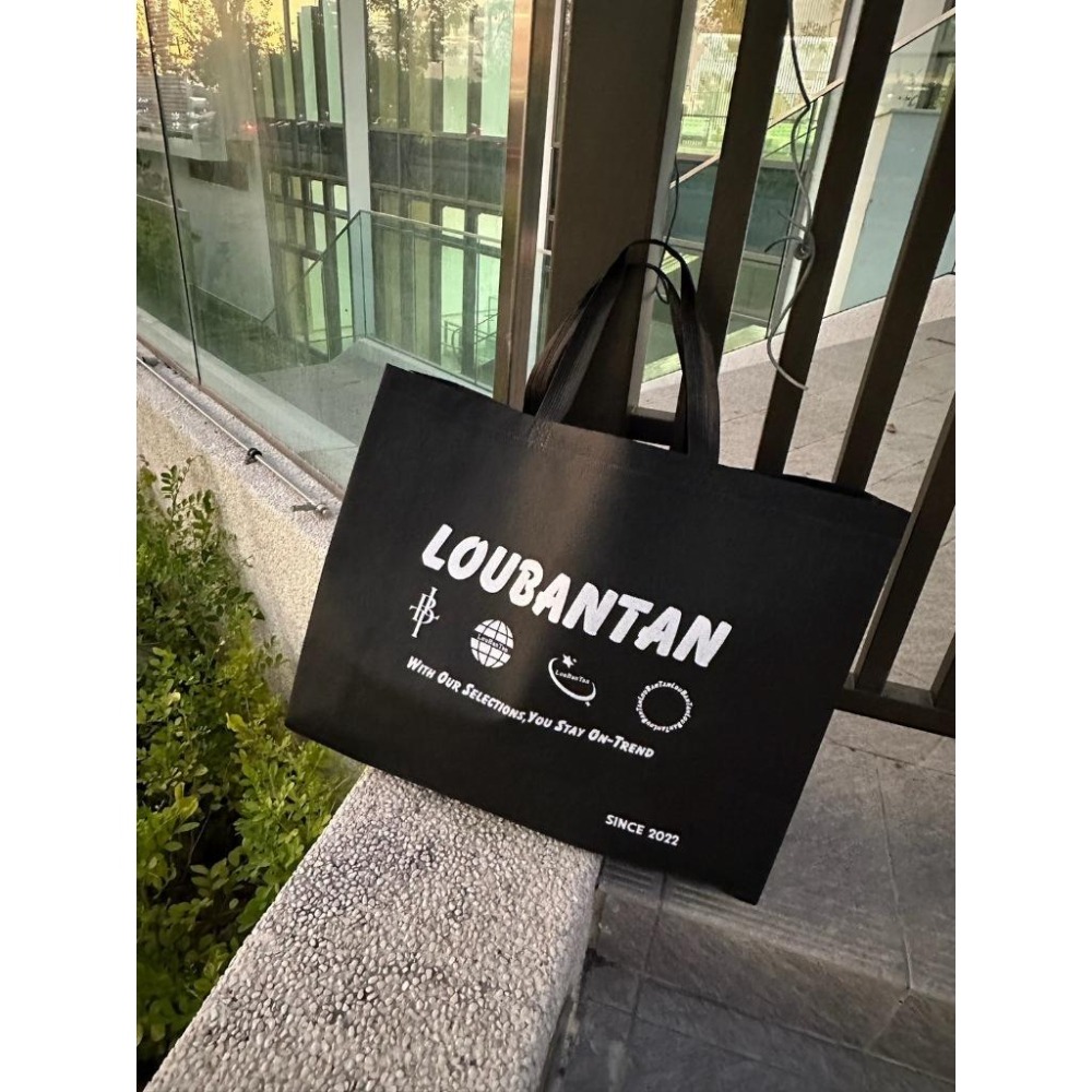 [LBT.only] #韓國#現貨 LouBanTan品牌自製購物袋 提袋 不織布 購物袋 80克 百搭 實用 配件-細節圖2