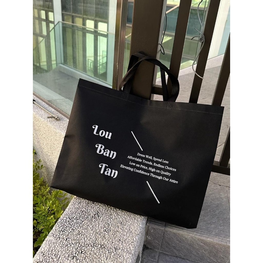 [LBT.only] #韓國#現貨 LouBanTan品牌自製購物袋 提袋 不織布 購物袋 80克 百搭 實用 配件-細節圖3
