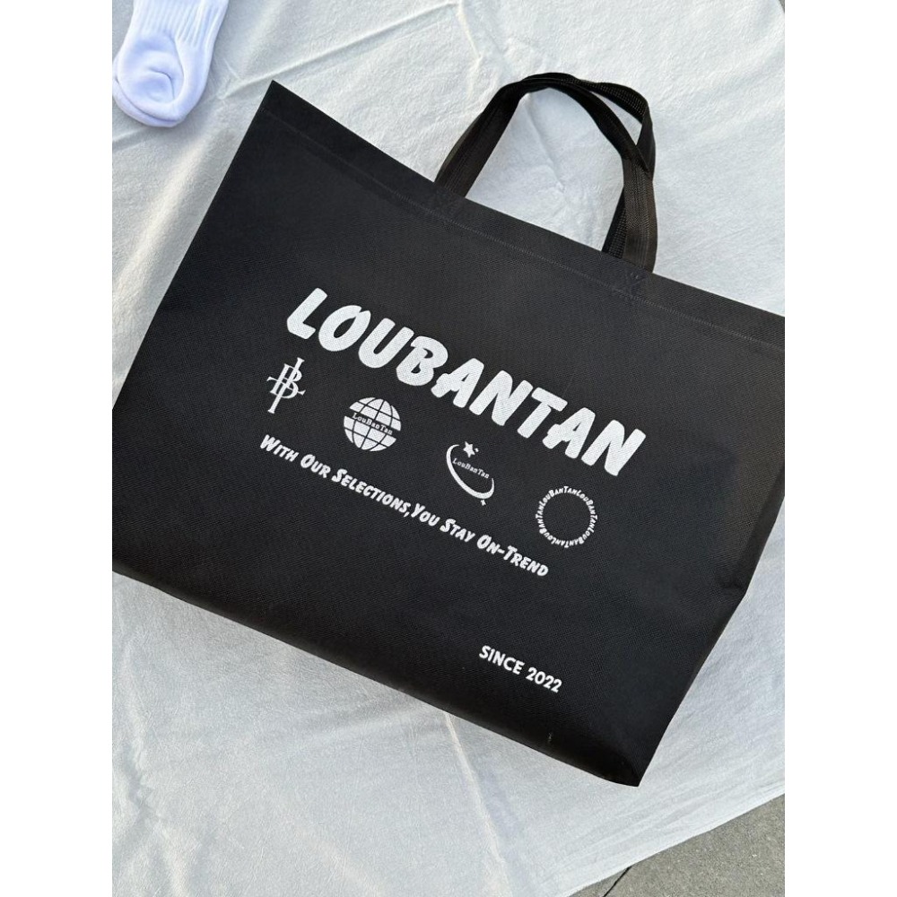 [LBT.only] #韓國#現貨 LouBanTan品牌自製購物袋 提袋 不織布 購物袋 80克 百搭 實用 配件-細節圖6