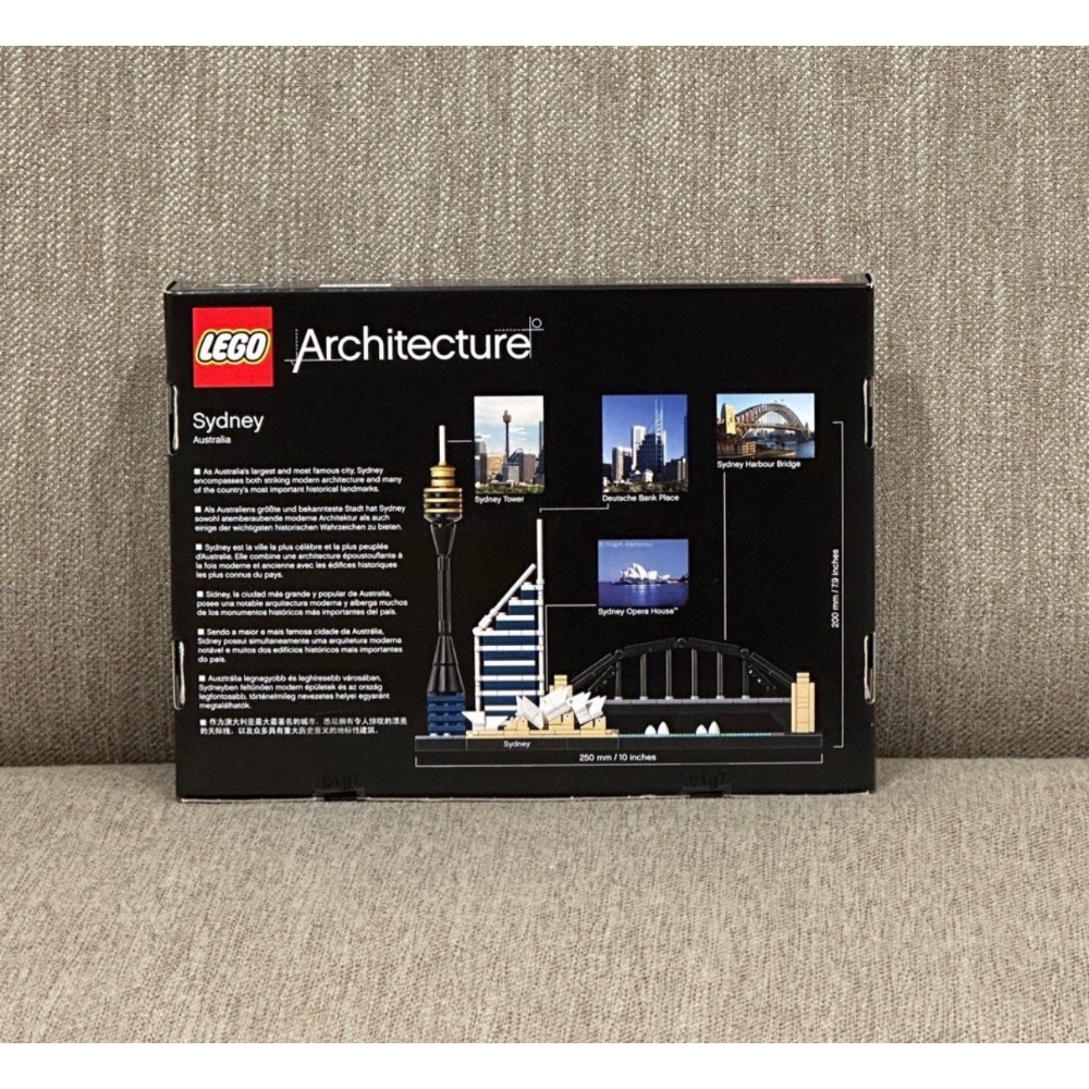 LEGO 正版樂高21032 雪梨Sydney 建築系列 天際線 盒況完整［全新品］-細節圖2