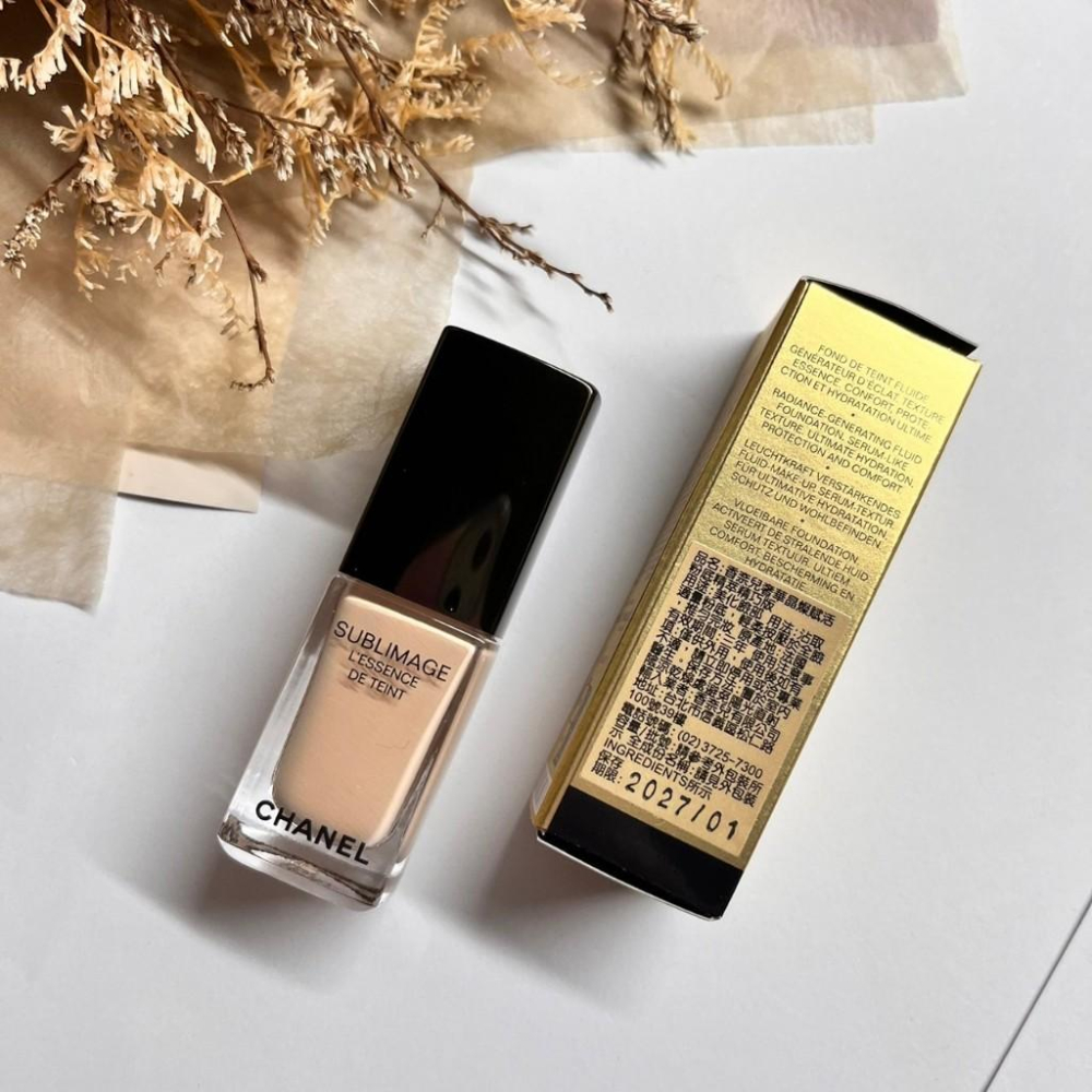 CHANEL香奈兒 奢華晶燦賦活粉底精萃 4.5/5ml 玻璃瓶 正品 全新 百貨專櫃貨 粉底液-細節圖2